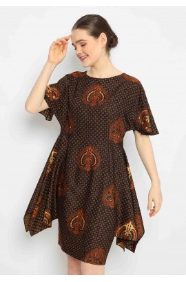 Lyne Halim Dress Batik Truntum Batwing, 3046.
