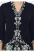 Lyne Halim - Blouse Bordir Aplikasi Dark Blue , BLO8190